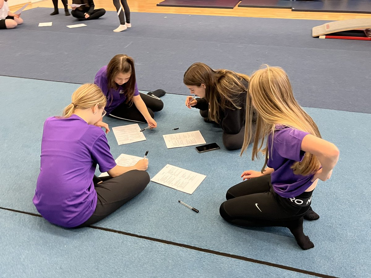 Our gymnastics young coaches were amazing today helping our gymnasts prepare for the <a href="/ActiveSchoolsER/">Active Schools East Renfrewshire</a> gymnastics competition. 🤸🏻🤸🏼‍♂️#RaiseTheBarr @BarrheadHighSch