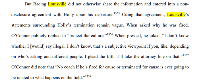 I love Louisville City and Racing Louisville with all my heart. I appreciate what James O'Connor did for both clubs. 

But O'Connor must lose his job for this. This makes me sick and now knowing what happened, there's nothing "subjective" about sexual assault being illegal.