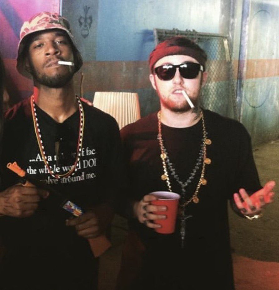 mac miller and @kidcudi 💙