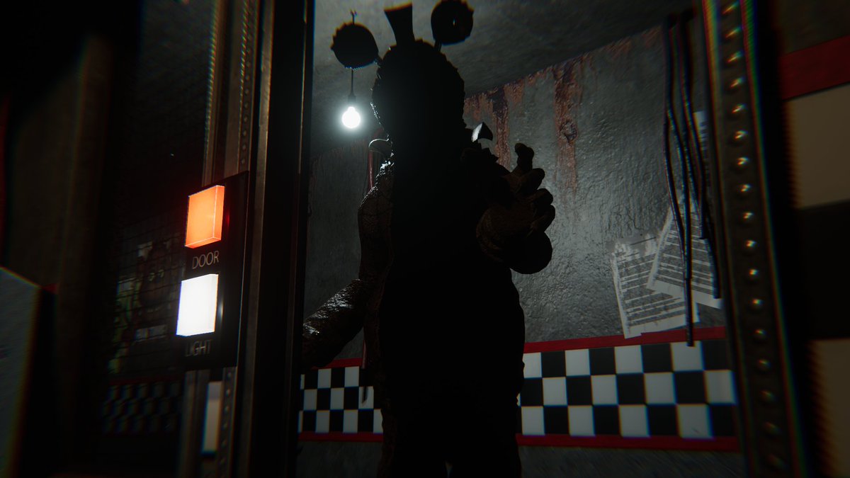 SovietPup's tweet photo. A photoshoot I did of a friend in a #fnafjrs avatar in VRChat. I think they turned out pretty well! (Avatar made by .Rock. in VRChat)
#FNAF #VRChat #HAPPYHALLOWEEN https://t.co/kxOlca8b5L