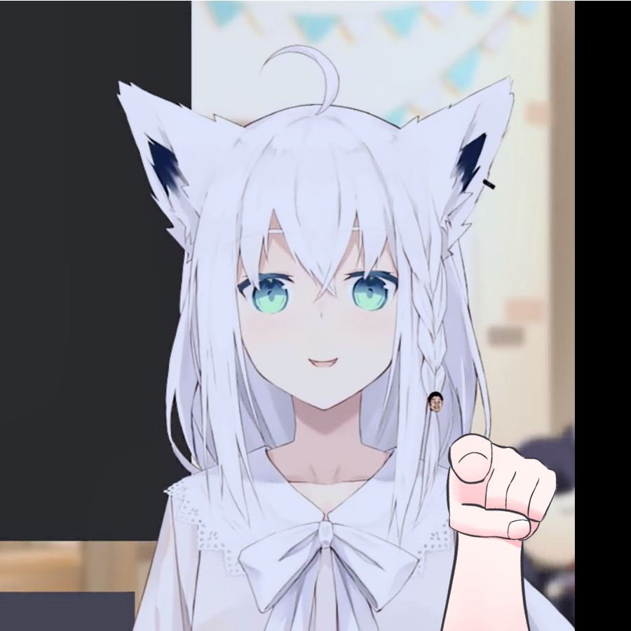 「ぷぎゃぁが欲しいとのことだったので#白上配信素材 」|兎亀けいのイラスト