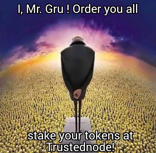 SylasAtindehou's tweet photo. Nothing beats utility projects in bear market.

@Trustednode provides you good APR on your staking even in this bear run.
 Visit here 👉 https://t.co/SsU1zEIxDj to stake your favourite tokens.

#Staking #proofofstake #Tnode #Trustednode $TNODE #APR #yield #yieldfarming https://t.co/oPlUdlTu8U