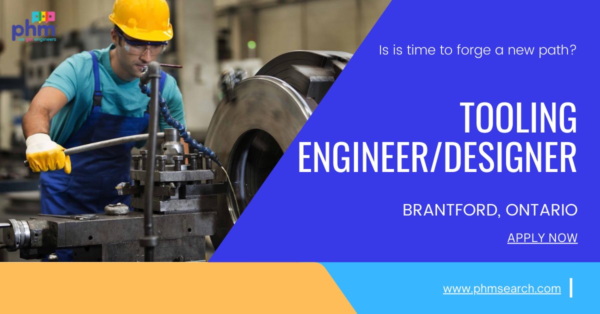 PHMSearch's tweet image. Is is time to forge a new path?  

bit.ly/3M0mA8c

Our client in Brantford is currently seeking a Tooling Engineer or Designer to join their team!
