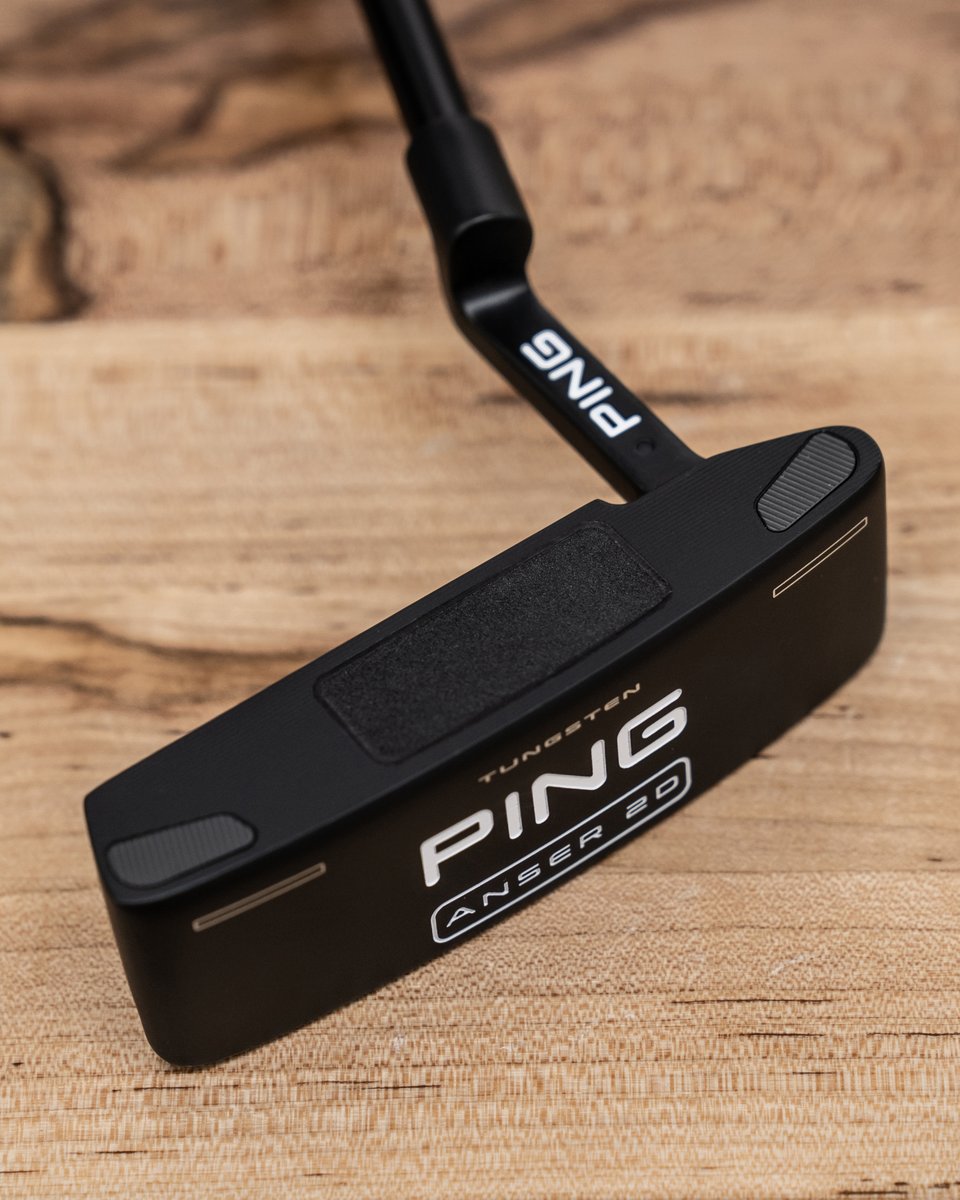The New PING #Anser 2D. Already a winner on Tour. 🏆 The model, played by the @dunhilllinks Champion, features a PEBAX insert, shallow-milled surround, and tungsten toe and heel weights, all of which combine for a softer feel, consistent ball speed and stability. #PlayYourBest