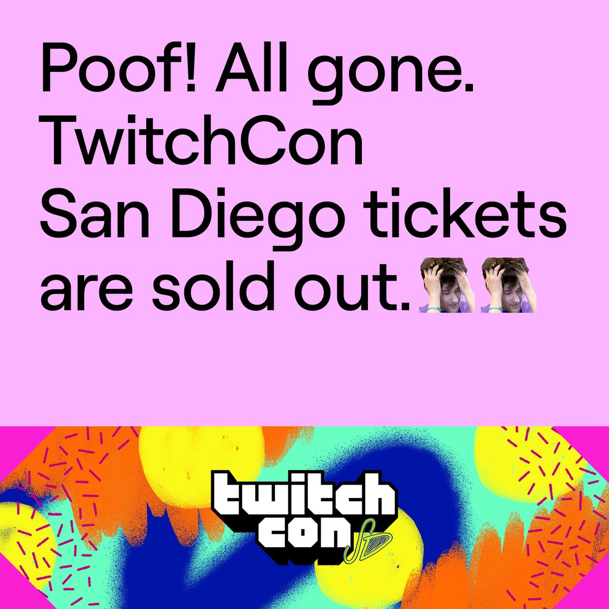 TwitchCon tweet media