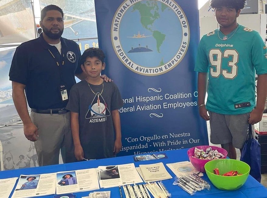 NHCFAE1's tweet photo. The Hispanic Coalition was a proud sponsor at SAFEE flight Expo last month in Opa Locka, FL. K-12 kids from the area had an amazing time exploring aviation.
https://t.co/8l6rAxLDyY #NHCFAE #STEM #AVSED https://t.co/FXdaLXPNgO