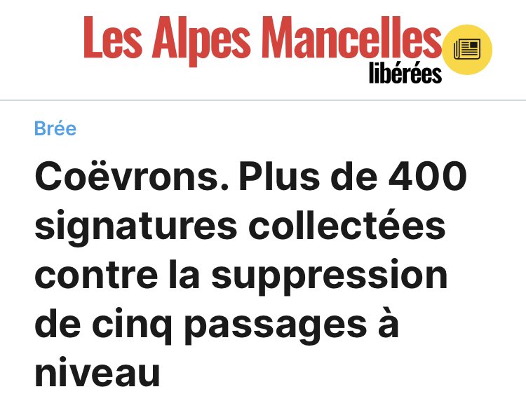 camille_petron's tweet photo. Je soutiens ! Pourquoi ?
Parce que ce sont :
➡️ 52 propriétés et
➡️ 19 fermes impactés 
➡️ 2500 hectares artificialisés 
= 3600 terrains de foot 
= @DisneylandParis !! 
 Vous avez dit #ZAN ? 
🛑 aux grands projets mortifères #Neau #Brée #ZéroArtificialisationNette
@lamayenne https://t.co/QSMdfsyjK2