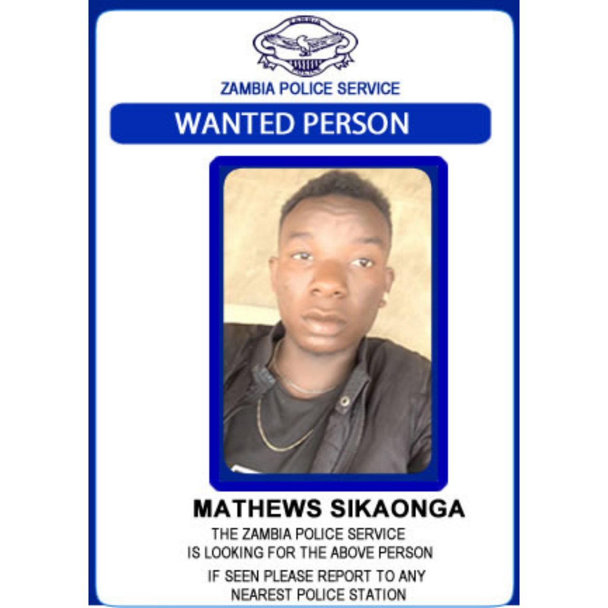 Mwebantu on Twitter "MWEBANTU, HAVE YOU SEEN HIM?. HELP THE ZAMBIA