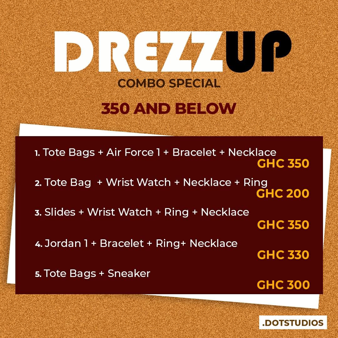 You thought we were done with the #ComboDeals 😆😆💯
#Drezzup #beoriginal