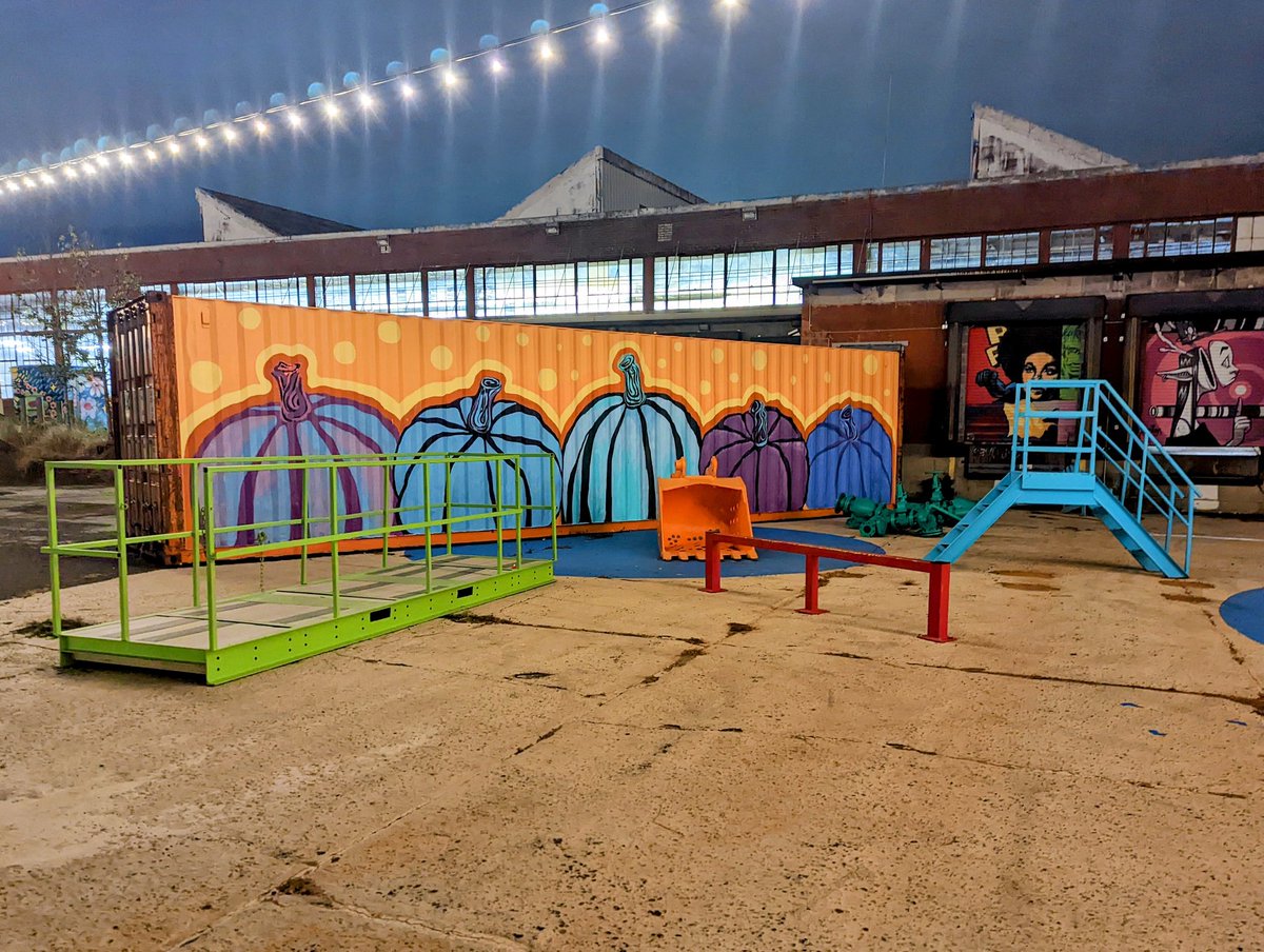 Fun and inspirational visit to Camp North End as part of #ICLV2022