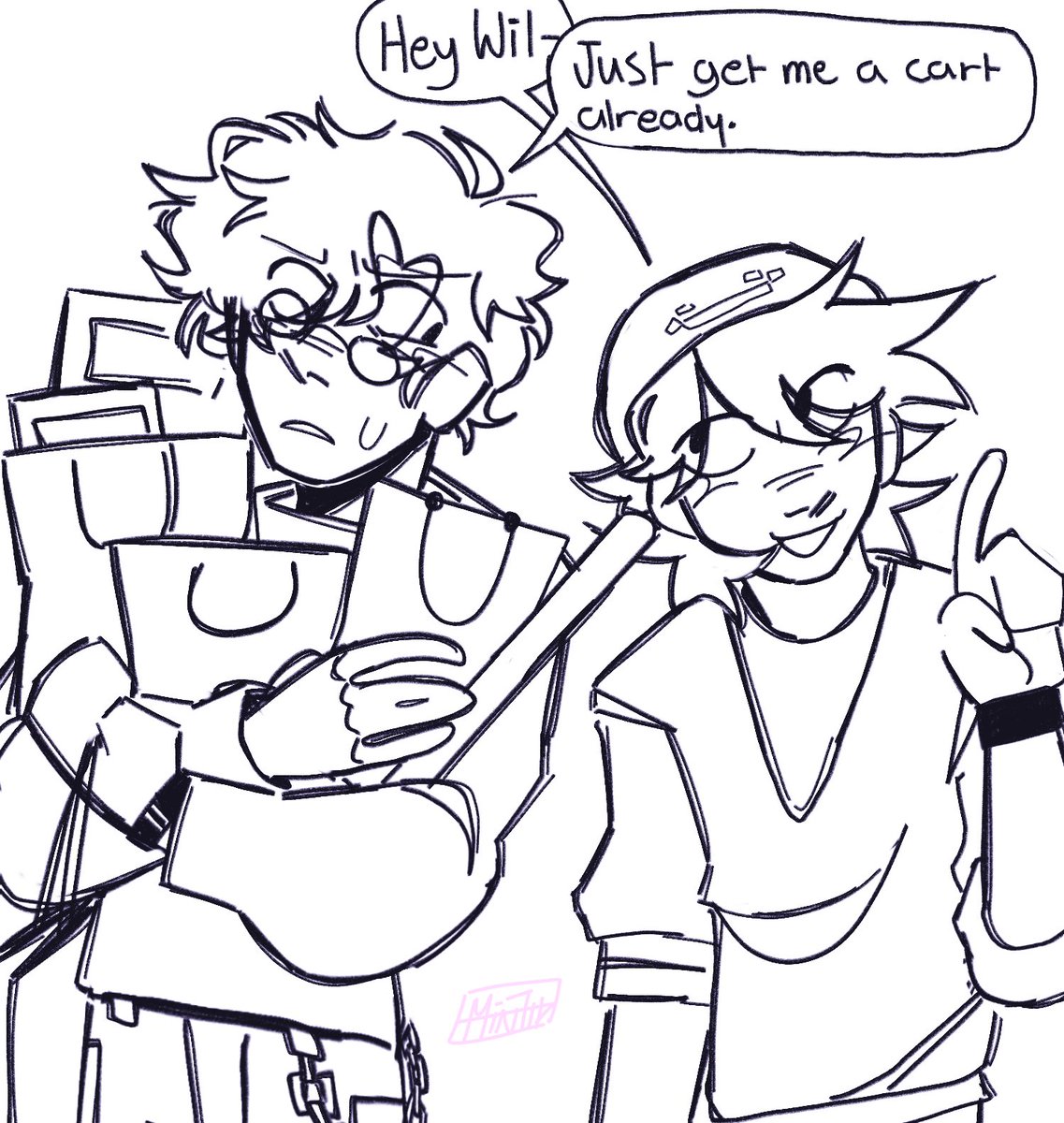 M1ntii_'s tweet photo. #tntober - DAY 3 
I didn't feel like coloring this one 
#tntduofanart #tntduo https://t.co/hvQcyZsi8X