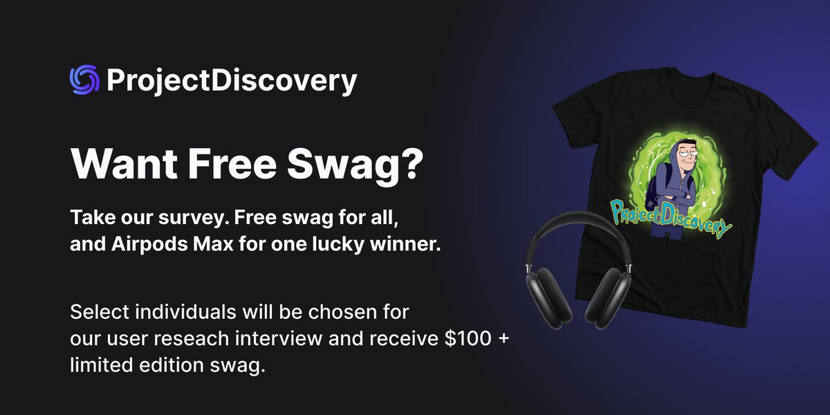pdiscoveryio's tweet photo. We are so excited to be holding our first UX study! Help us shape the future of cybersecurity and get some awesome swag while doing it!

Are you interested, or do you know people who may be? here is the survey link to share/follow ––

https://t.co/eJlJOIMZ68 https://t.co/CKPQGuNK7J