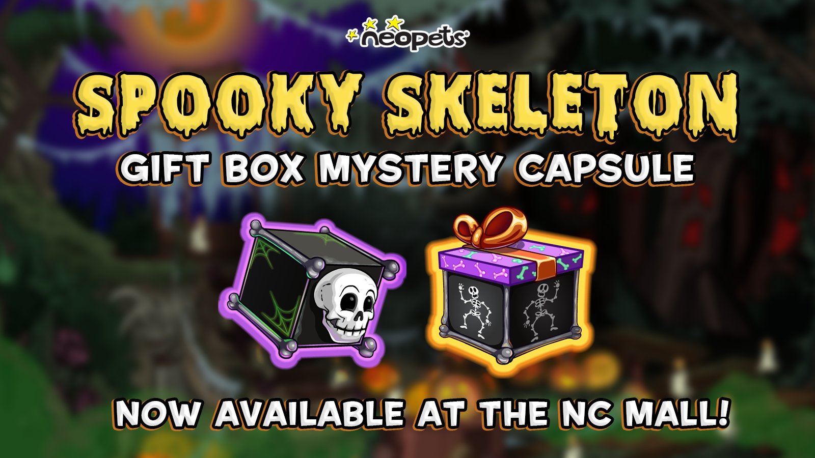 neopets on Twitter "Spooky, scary... Gift Box Mystery Capsules? 😱 The