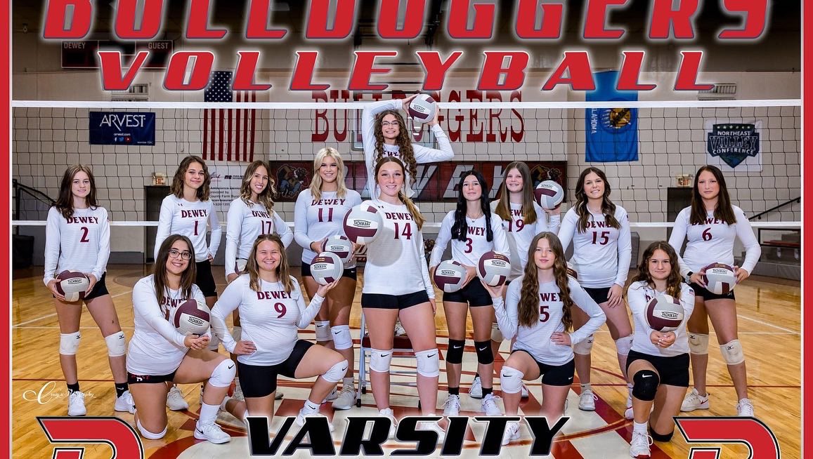 Dewey 🏐🏐🏐 opens up the Regional playoffs Wednesday at Inola. First serve at 2:30 vs. Inola. Good luck ladies. #BulldoggerAthletics