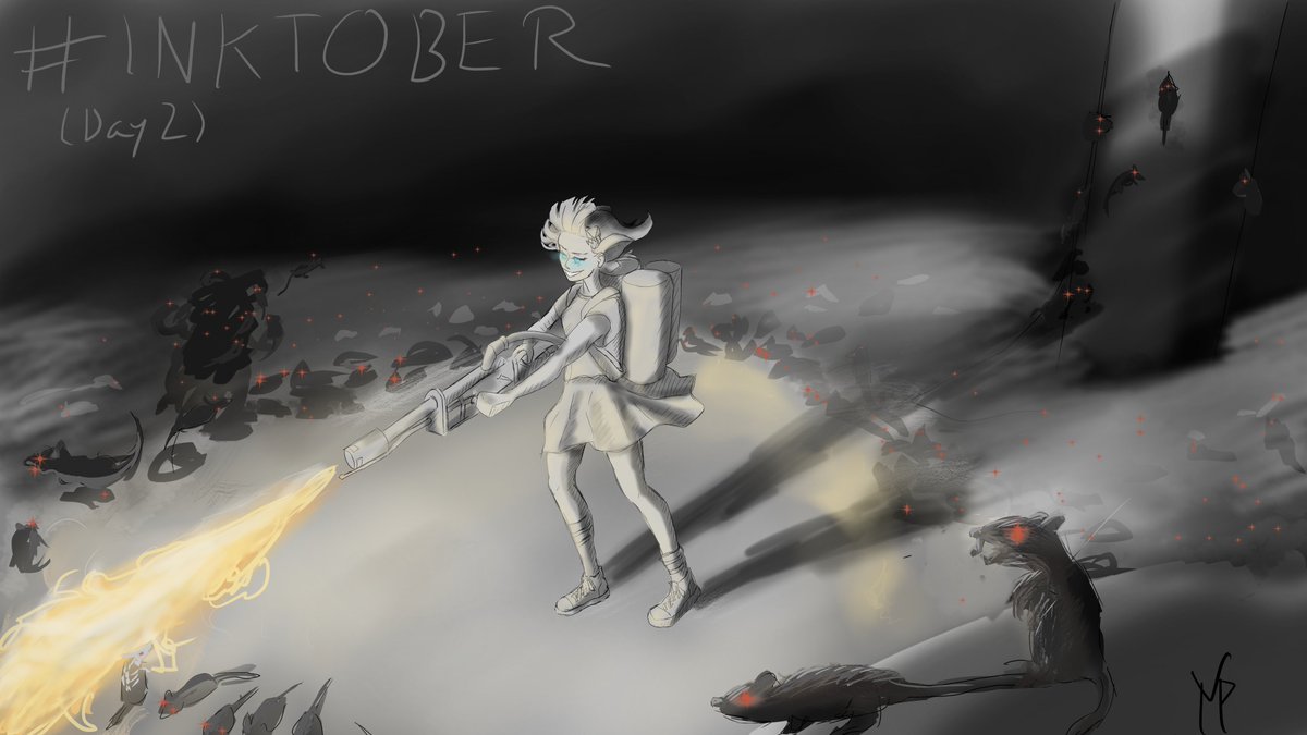 AsiagoMatteoYT's tweet photo. #inktober2022 #day2 #scurry I fell asleep https://t.co/Gjtnm8tQRh