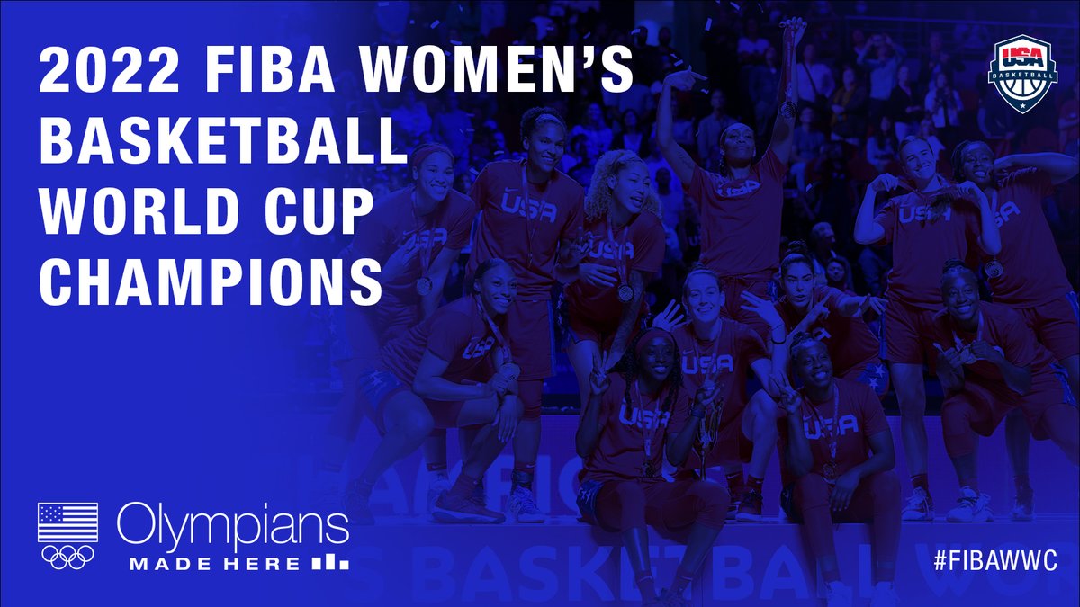 TeamUSACollege's tweet image. Congratulations to the incredible women of @TeamUSA – you continue to make our country and your school communities proud!

📸: @usabasketball 

#OlympiansMadeHere I #FIBAWCC