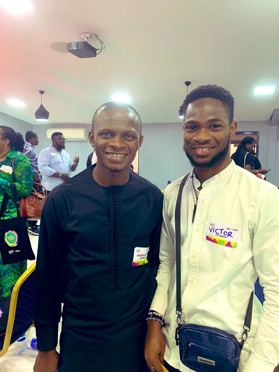 Victorchukwueke's tweet photo. Met with @SimplyAzodo today at @peopleinproduct x @FoundersFFA event.
#FFAxPIPProductMeetup https://t.co/tTCGFAogWt