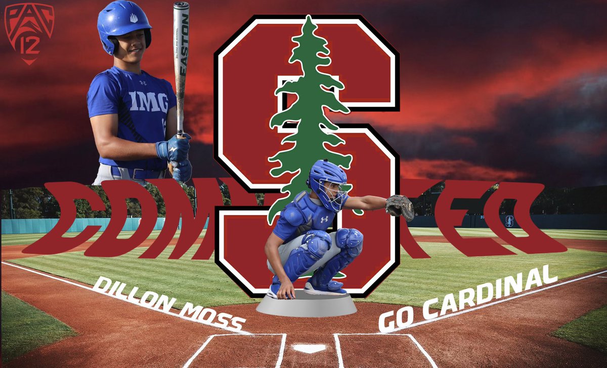 Dillon Moss (@dillonmoss2007) on Twitter photo I have verbally committed to attend and play baseball at Stanford University. Thank you to <a href="/IMGABaseball/">IMG Academy Baseball</a> @AlphaMovementBB <a href="/C2Sofficial/">Confidence2Succeed</a> <a href="/THE108WAY/">108 Performance</a> @coach_oliveira and <a href="/Hollachaboy_/">John-Ford Griffin</a>. <a href="/PerfectGameUSA/">Perfect Game USA</a> <a href="/prepbaseball/">Prep Baseball</a> <a href="/California_PG/">Perfect Game California</a> @JBrownPG I have verbally committed to attend and play baseball at Stanford University. Thank you to <a href="/IMGABaseball/">IMG Academy Baseball</a> @AlphaMovementBB <a href="/C2Sofficial/">Confidence2Succeed</a> <a href="/THE108WAY/">108 Performance</a> @coach_oliveira and <a href="/Hollachaboy_/">John-Ford Griffin</a>. <a href="/PerfectGameUSA/">Perfect Game USA</a> <a href="/prepbaseball/">Prep Baseball</a> <a href="/California_PG/">Perfect Game California</a> @JBrownPG