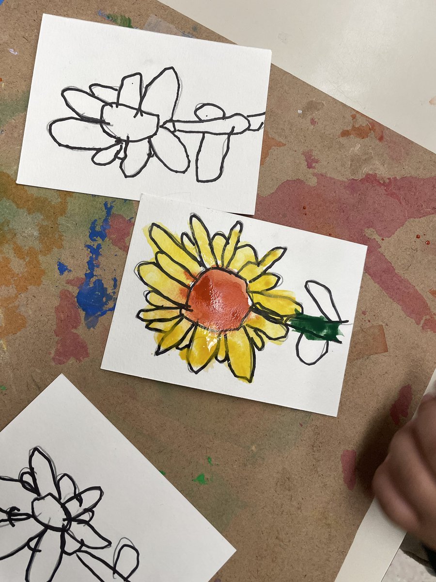 lorijonescbe's tweet photo. Sunflower paintings! 🌻 https://t.co/1cKTwtCBtI