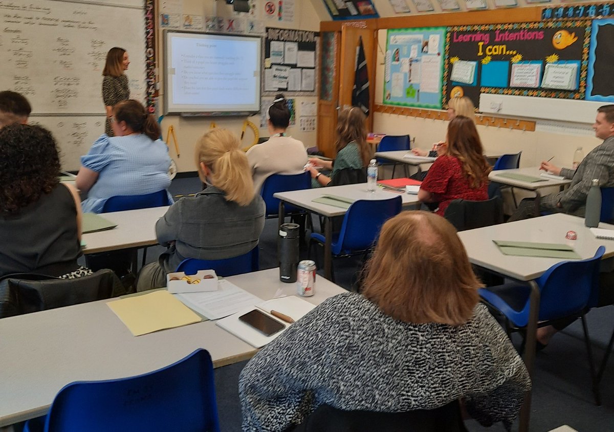 A huge thank you to Julie Rocks <a href="/sahsmaths/">St Andrew's Mathematics Dept</a> for sharing the 'Maths Balance' programme with a range of our staff and colleagues from our Cluster Primaries this evening. <a href="/OLHSCumbernauld/">OLHS Cumbernauld</a> <a href="/St_BarbarasPS/">St Barbara's Primary</a> <a href="/StMarysSeafar/">St Mary's Primary & Nursery 💛🖤</a> <a href="/BusinessOLHS/">Business ICT OLHS🦈</a> <a href="/OLHS_PE_Dept/">OLHS PE Dept</a> <a href="/ScienceOLHS/">OLHS Science</a> #theourladysway