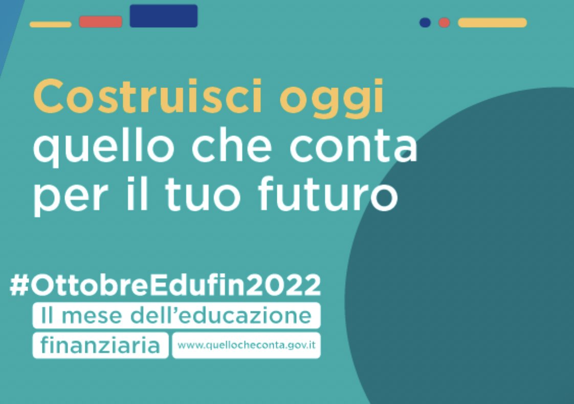 #OttobreEdufin2022. Al via la quinta edizione del Mese dell’educazione finanziaria. L'evento di apertura ha coinvolto le istituzioni, le #università, la #scuola, le #imprese. Leggi la news e guarda il video dell'evento 
👉quellocheconta.gov.it/it/news-eventi…