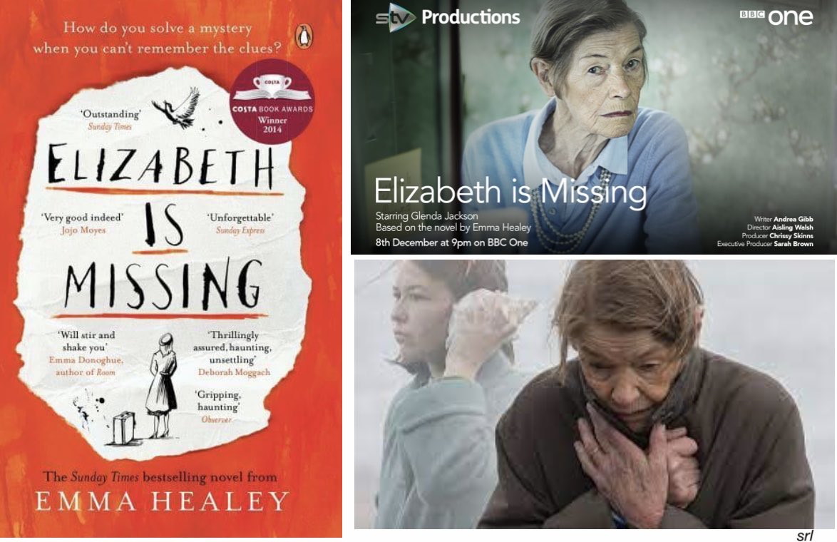 9:30pm TODAY on @BBCFOUR

The 2019 #Mystery #Drama #TV film🎥 “Elizabeth is Missing” directed by #AislingWalsh & written by #AndreaGibb

Based on #EmmaHealey’s 2014 novel📖

🌟#GlendaJackson #HelenBehan #SophieRundle #LivHill #NellWilliams #MarkStanley #MaggieSteed #SamHazeldine