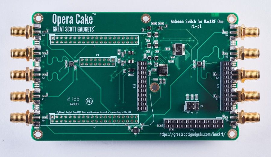 It's the moment many of you have been waiting for! Opera Cake, our antenna switching add-on board for HackRF One, is now available: greatscottgadgets.com/2022/10-03-int…