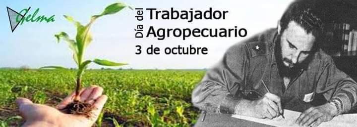 Feliz día a los trabajadores agropecuarios de #ProvinciaGranma. <a href="/DiazCanelB/">Miguel Díaz-Canel Bermúdez</a> <a href="/DrRobertoMOjeda/">Dr. Roberto Morales Ojeda</a>