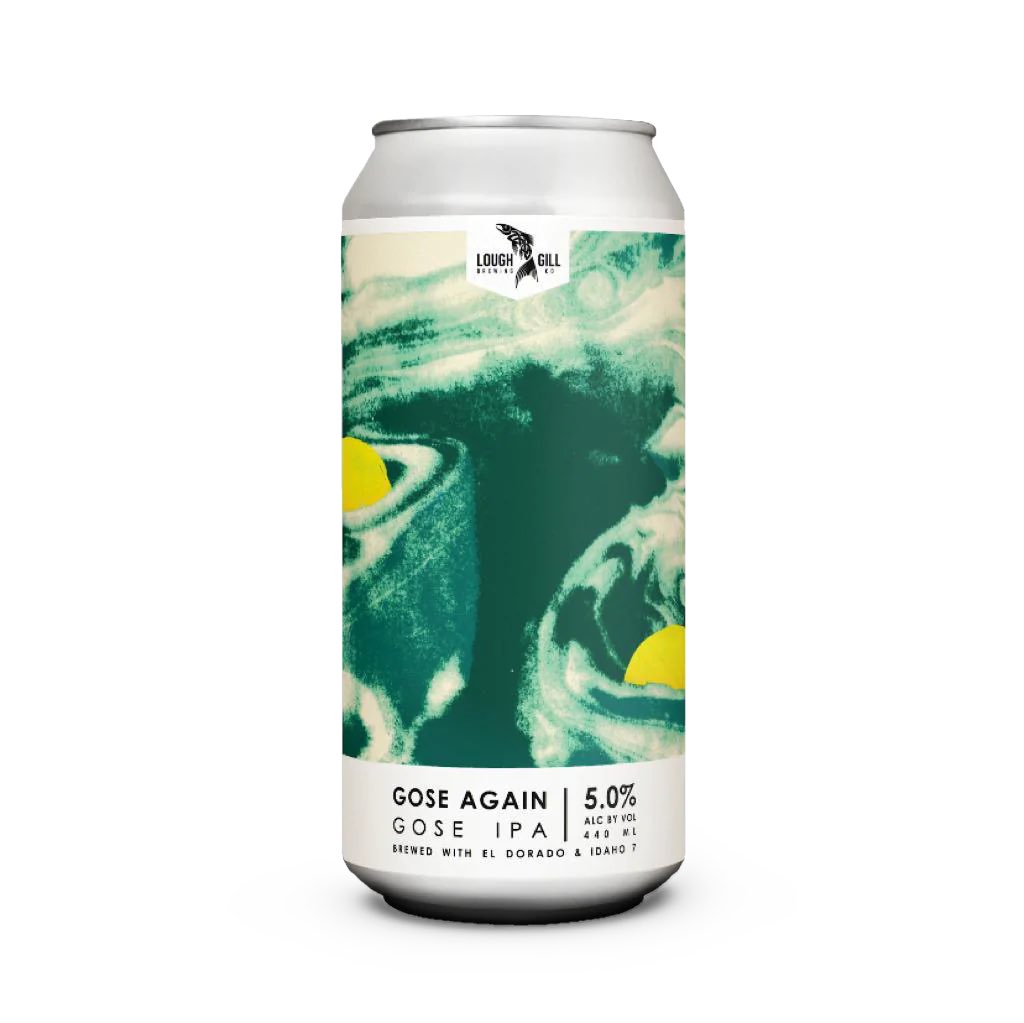 LoughGillBrewer's tweet photo. Gose Again - Gose IPA
This tropical sour IPA blends together Idaho 7 and El Dorado, Kettle soured with Lactobacillus plantarum. Expect very tropical notes of pineapple and stone fruits.
Hitting all good retailers this week through @AlphaBeerCiderD 
Artwork by @PipeAndPallet https://t.co/TlXVSDTbOb