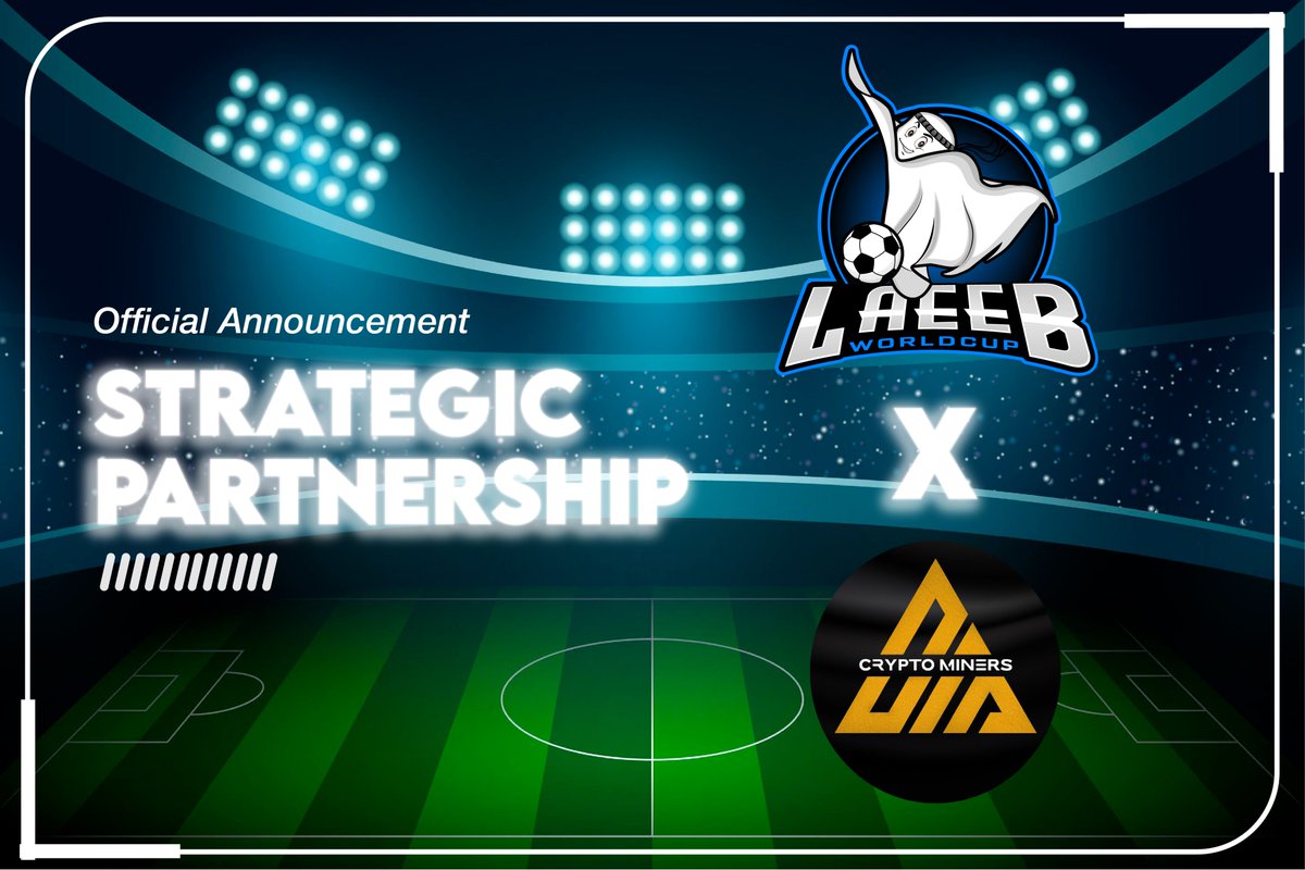 laeeb_worldcup's tweet photo. 📣 𝐒𝐓𝐑𝐀𝐓𝐄𝐆𝐈𝐂 𝐏𝐀𝐑𝐓𝐍𝐄𝐑𝐒𝐇𝐈𝐏 𝐀𝐍𝐍𝐎𝐔𝐍𝐂𝐄𝐌𝐄𝐍𝐓

⚽️ Laeeb WorldCup x @CryptoMiners_Co 

🔥 We have formed a strategic partnership with @CryptoMiners_Co to grow and strengthen our community.

#LaeebWorldCup #Views #Partnership #PINKSALE #FairLaunch #Presale https://t.co/5z3mdAV7YN