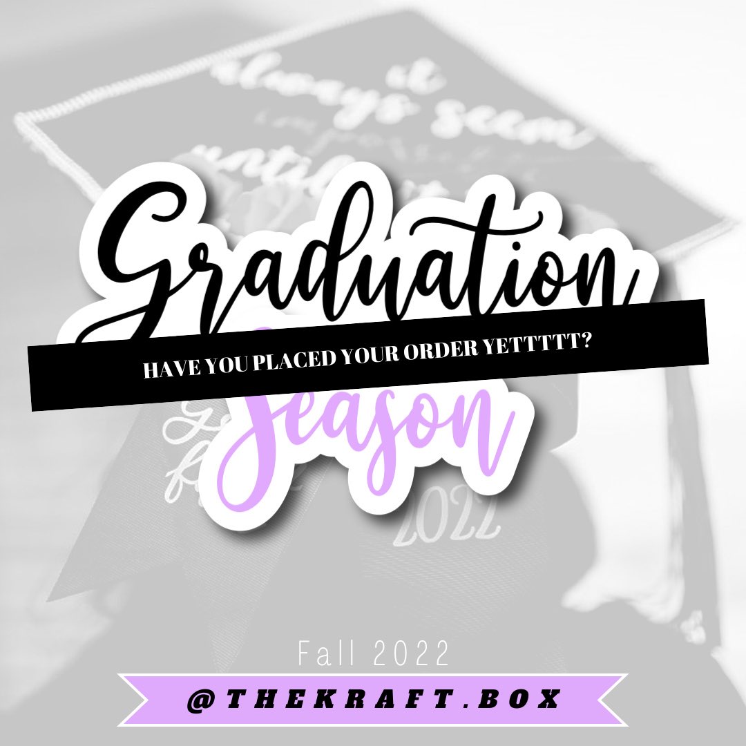 TheKraftBox_'s tweet photo. The Kraft Box is now accepting orders for Graduation caps . All orders must be placed via the order form link
https://t.co/qscAoHtOEH #gramfam #gramfam22 https://t.co/3LbINiDiae