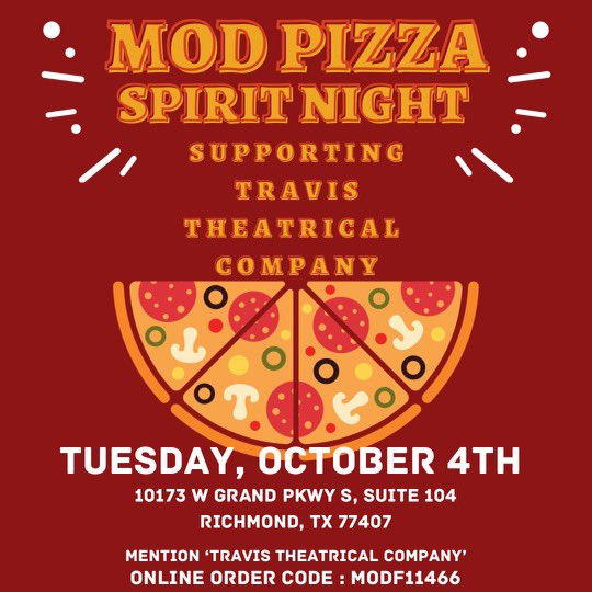 TravisTheatre's tweet photo. Come out and support Troupe 7186! The fundraiser goes all day! @THS_Tigers https://t.co/TBlimOYJdj