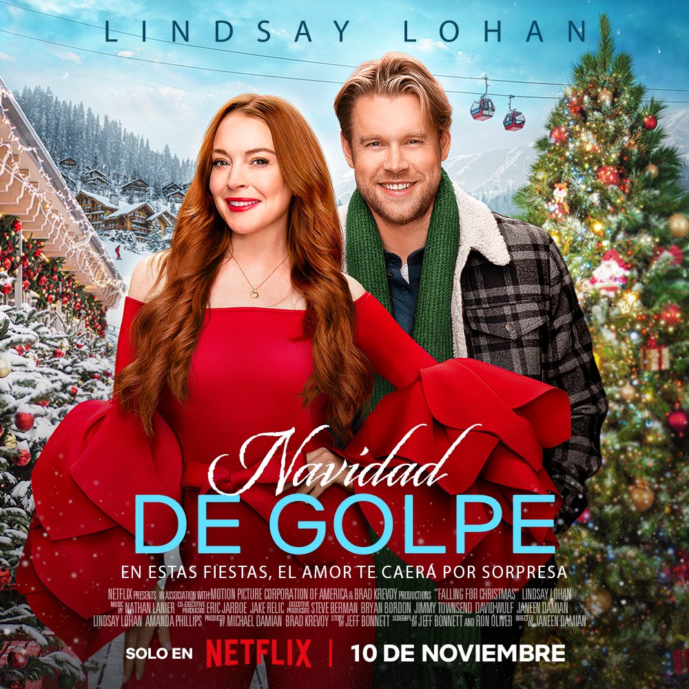 Les tenemos un regalo de navidad adelantado 🎁. La nueva comedia navideña de Lindsay Lohan 'Navidad de golpe' llega el 10 de noviembre, solo en Netflix.