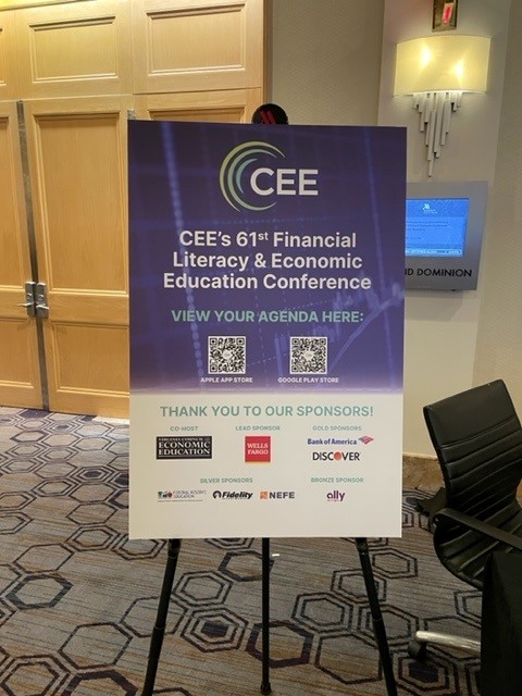 mdeconed's tweet photo. We had an amazing time with our MD Teachers at the @CouncilEconEd Personal Finance and Economic Education Conference.  So grateful for our sponsors for making this opportunity possible! https://t.co/BDJRewU38b