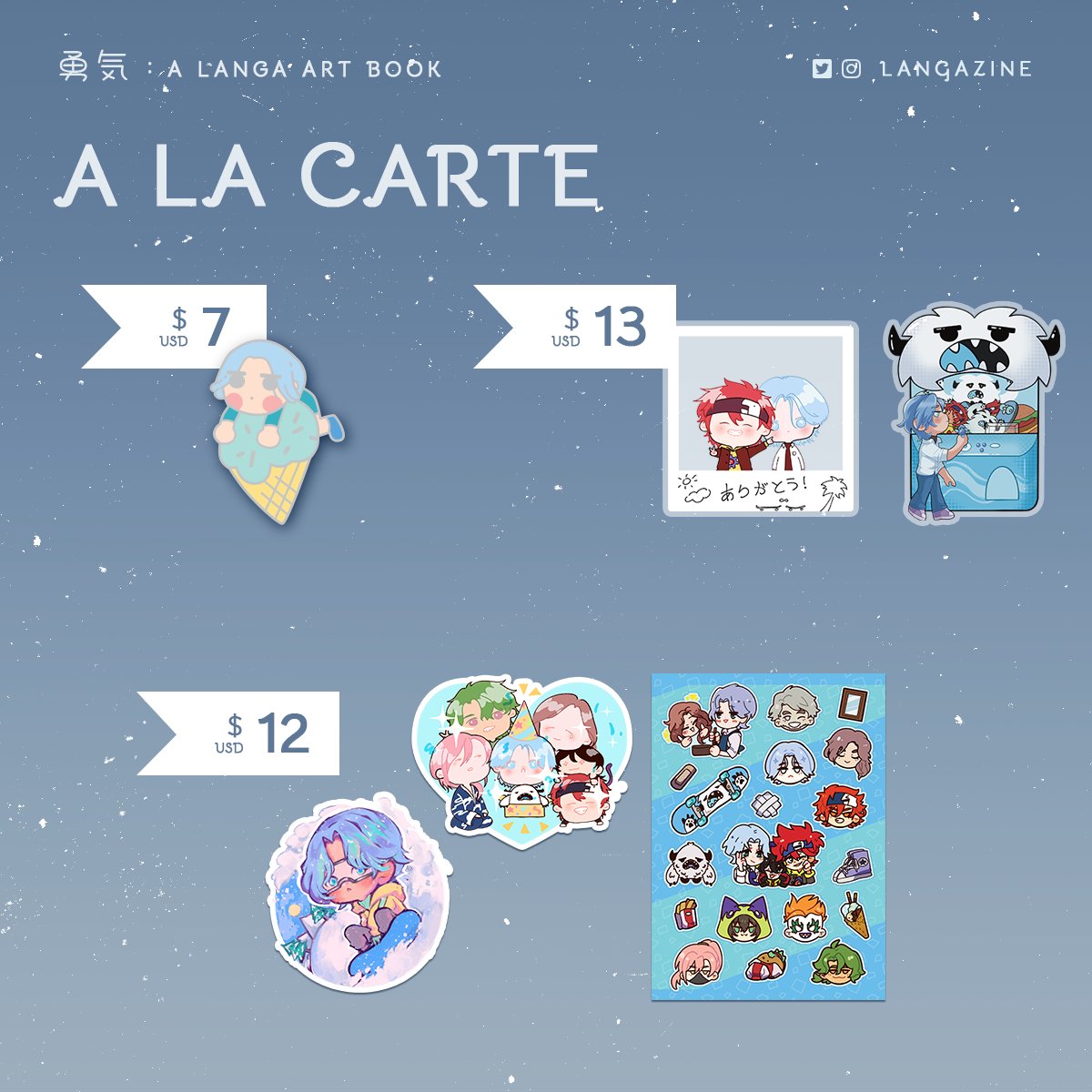 langazine's tweet photo. ❄️ Leftover Sales: 2 Weeks Left❄️

Two weeks remaining to grab leftovers for Yuuki! Our full bundles are sold out, but we still have merch and zines available; don't miss out!

https://t.co/4ZLg8gBG32

https://t.co/4Ix2e2Ng1c https://t.co/205IlGpEeV