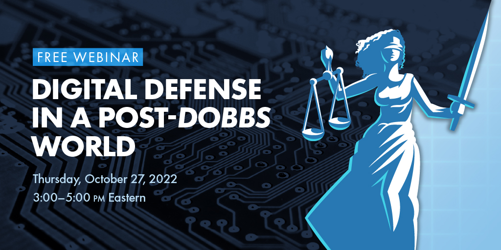 NACDL's tweet photo. Oct 27, 3-5pm ET: Join a webinar to hear subject matter experts &amp; litigators from NACDL's Fourth Amendment Center discuss important digital technology issues defense counsel will likely encounter. @ClareAngelyn @michaelwprice

Register: https://t.co/VtA6tqaZjE https://t.co/ijWs6Q3XZA
