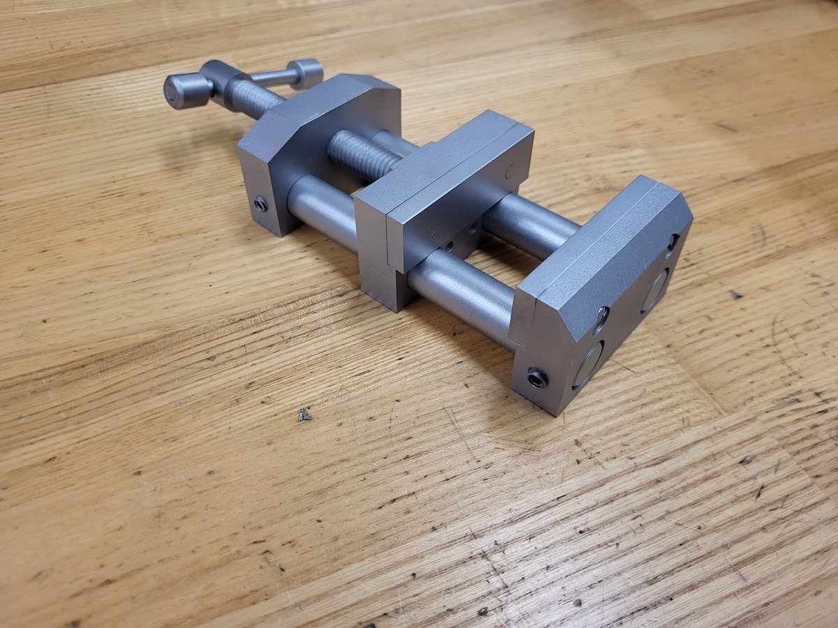 GTC_CNC_MT's tweet photo. Machine Tool 2 Student getting his drill vise completed today. He machined 13 different components to complete the  assembly.   @GreeneTechCtr @GreeneCoSch @GreenevilleCity @GreeneIndustry @GreenevilleTown https://t.co/uzQq3TdH6q