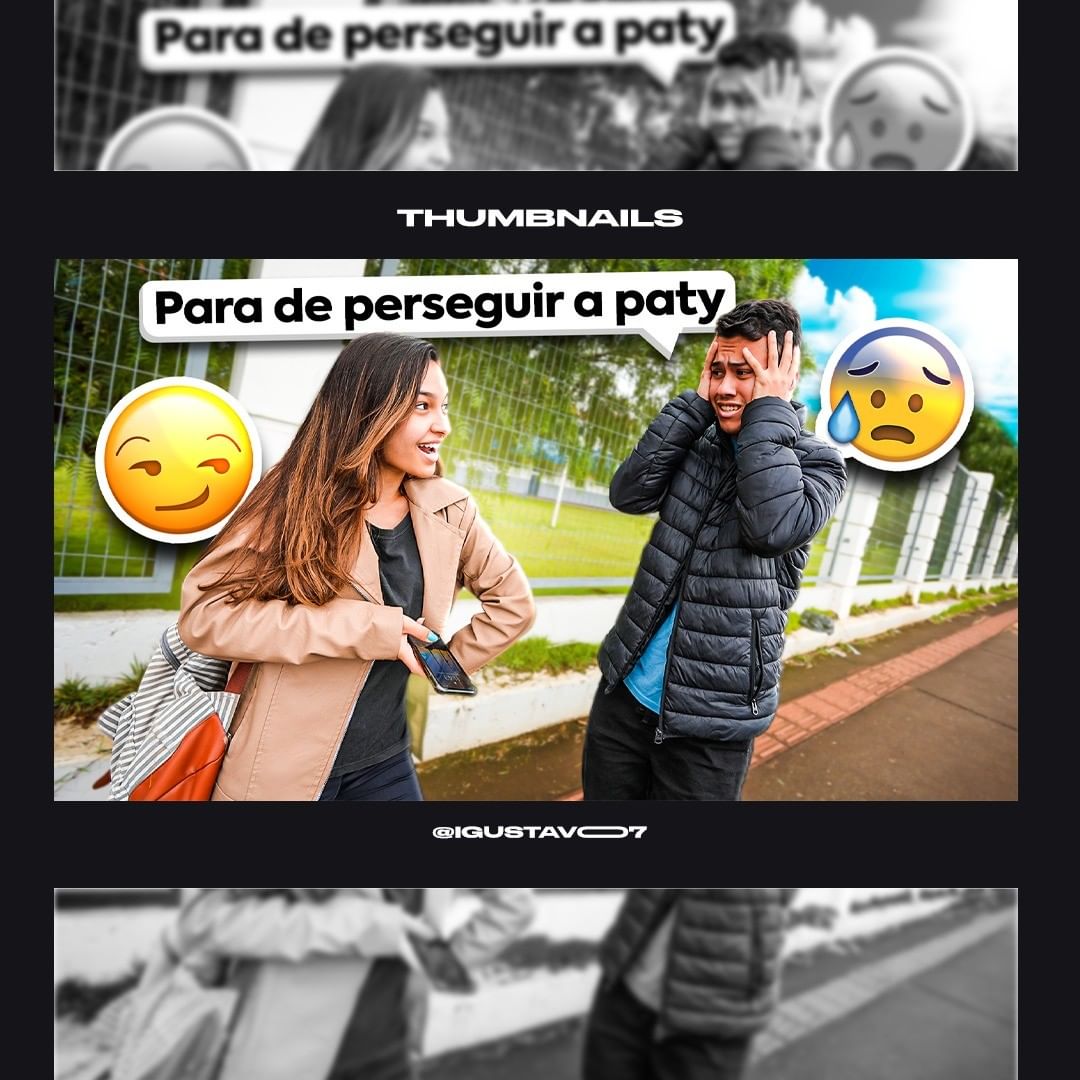 Thumbnails produzida p/ Movengrowth e Paty
★ Agradeço a todo feedback!