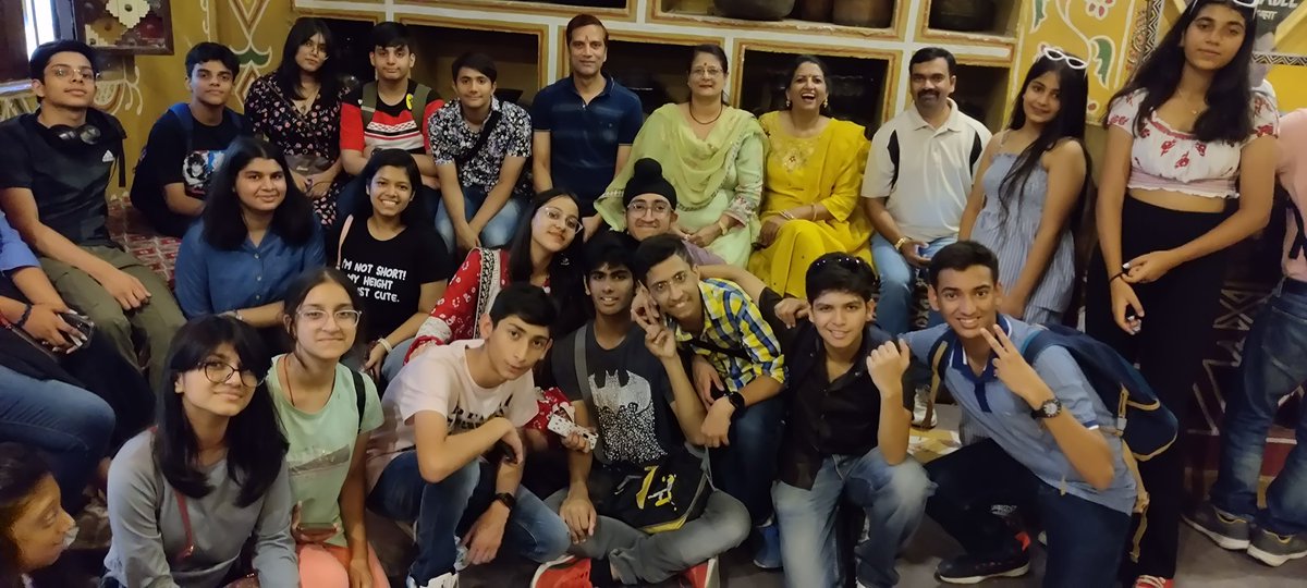 ChopraNavleen's tweet photo. #ahlconintl #Jaipur educational trip #classes IX and X #exploring magical realm of #bluepottery #blockprinting #chokidhani Essence of cultural confluence #rajasthan.
Special gratitude director @ashokkp principal @y_sanjay HM @pntduggal. @Shambhuj007 @MuktaSh14821864 @DrAshishSri https://t.co/uKgk9ccgl4