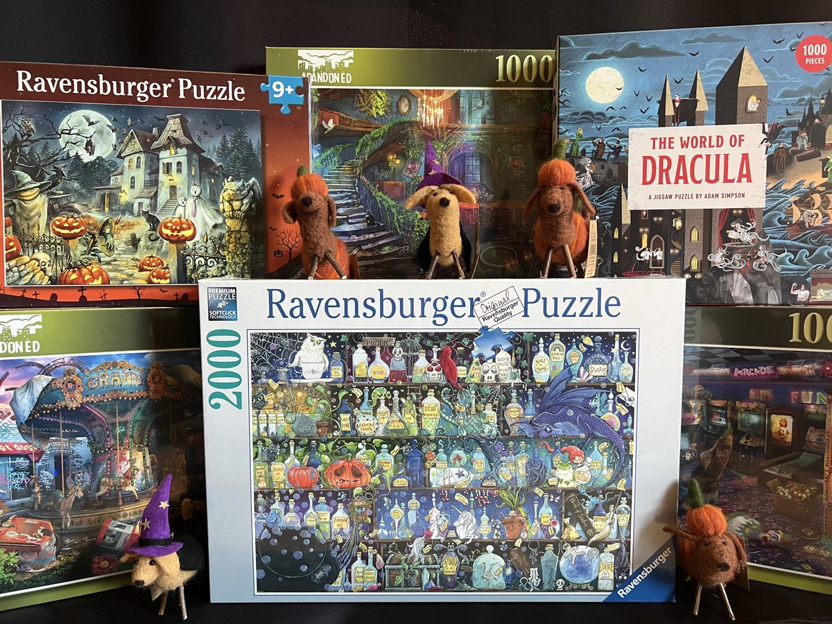 Copperfields's tweet photo. We have amazingly eerie & beautiful #Halloween puzzles to share with you this year. Whether you want a challenging mystical apothecary or a simple jaunt in a ghoulish graveyard-we have a treat for you! Visit your local #Copperfields Books store today and bring in the season. https://t.co/s04yDtagZE