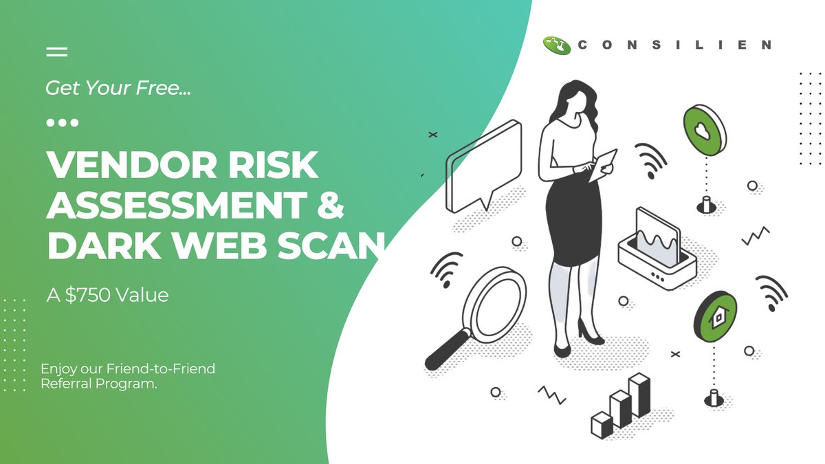 Consilien's tweet image. What Is a vendor risk assessment and #DarkWebScan?

rpb.li/8p4OWj