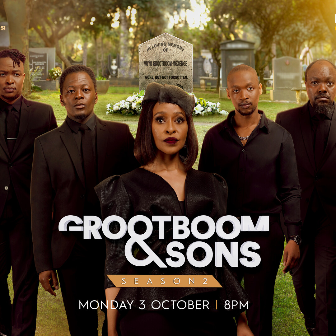 <a href="/Mzansimagic/">Mzansi Magic</a> family dynasty drama #GrootboomandSons returns to TV screens for a second season.😊
New characters who liven up the funeral home are Luthando as MK's fresh from prison and long-lost son, Didi, the mother of his child. Thembekile Komani steps into the role of Mbulelo