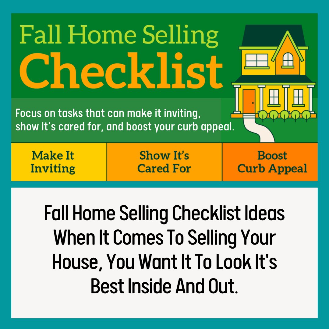 SandraCsells's tweet photo. When it comes to selling your house, you want it to look its best inside & out so it will catch the attention of buyers. ππ»π ποΈ
#Fallhousingmarket #homemaintenance #homeupdate #homeseller #sellyourhouse #homegoals #SandraCsellshomes #realtor #realestate #C21NorthEast https://t.co/sphh4abwzb