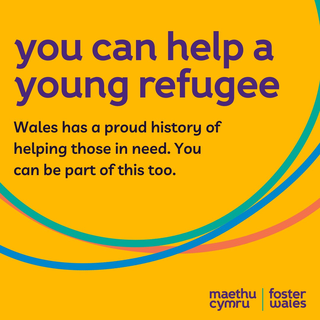 Around 36 million young people across the world are displaced because of conflict and violence. 

Wales has a proud history of helping those in need. 

You can be part of this too. Find out how you can support a young refugee at 

fosterwales.gov.wales/you-can-help-a…