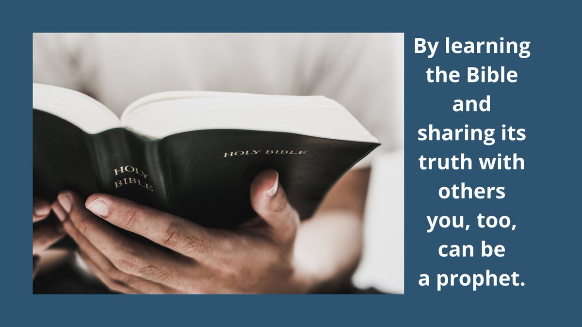 Prophets aren’t called to predict the future but to be God’s voice, reminding others of the truth and speaking His words into our world. Have you met a prophet whose godly wisdom changed your life? Can you be a prophet to those around you? #Catholic
