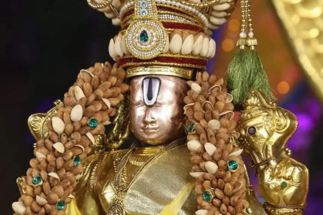 svbcttd4's tweet photo. 2022 శ్రీవారి సాలకట్ల బ్రహ్మోత్సవాలు
శ్రీవారి కైంకర్యంలో తరించిన సుగంధద్రవ్యాలు, ఎండుఫలాలు
స్నపనంలో ఆకర్షణీయంగా కుంకుమపువ్వు, పిస్తా-బాదం మాలలు, కిరీటాలు
#snapanatirumanjanam
#varshikabramhotsavalu #Tirumala #fbreelsvideo #madastreets https://t.co/IBTHsDWgLq