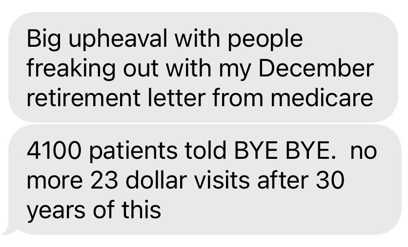 Doctors are quitting. Physicians can’t afford to work for scraps anymore. This is the result of systematic abuse, disempowerment & crony capitalism. For those of us who are willing to stay and serve we need to work together to #TakeMedicineBack @HPECid #Medicare