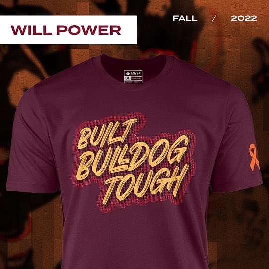 This past September was Leukemia and Lymphoma awareness month. To raise awareness we’ve partnered with Will Francis and made a few tarps…..the proceeds will go towards the Leukemia and Lymphoma Society. ⁣⁣
#WillPower <a href="/UMDMensHockey/">UMD Men's Hockey</a> 

Support here - > saucehockey.com/products/will-…
