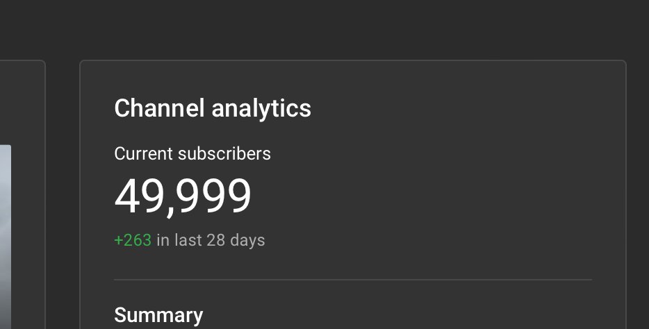 Just need one more subscriber to our YouTube Channel to hit 50,000 please🙏 youtube.com/c/WingsTVChann…