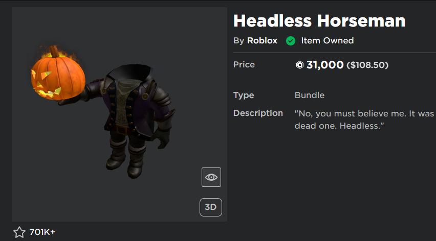 RTC 🟦 on X: This was unexpected! Roblox has released a very secret  promocode that some users have found out. This promocode get you the  headless horseman! Code: KREEKHOTBUBA #roblox #robloxdev #robloxpromocodes